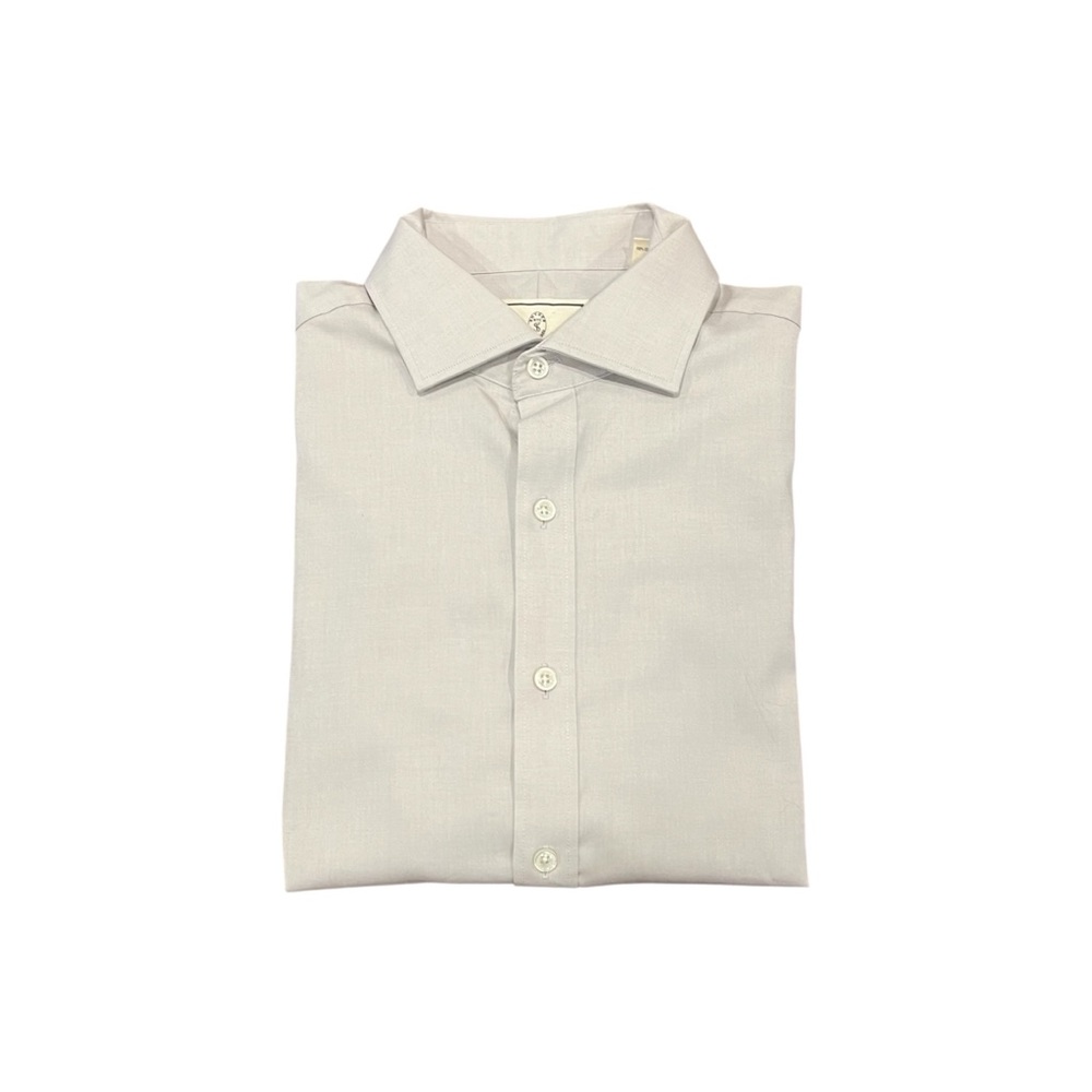NEW Todd Snyder New York Men’s Button Down Dress Shirt Silver 15.5 34/35